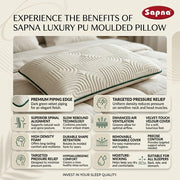 Sapna Moulded PU Pillow