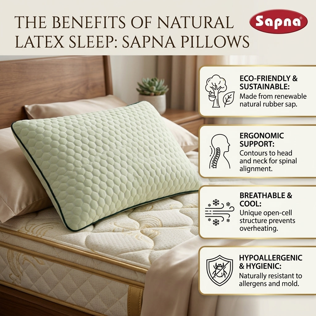Sapna Natural Latex Pillow