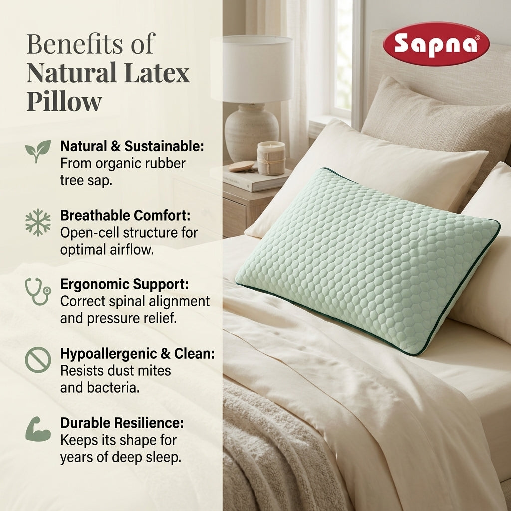 Sapna Natural Latex Pillow