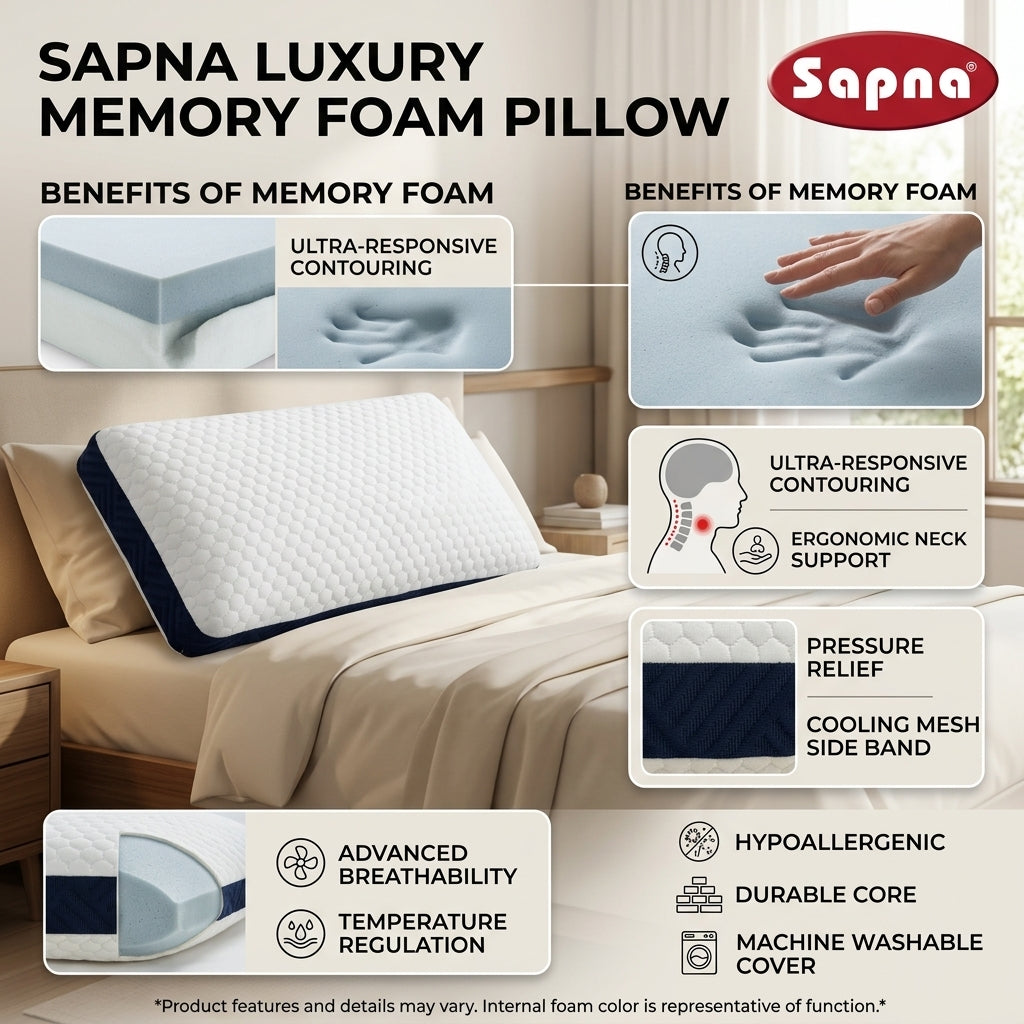 Sapna Cool Memory Pillow