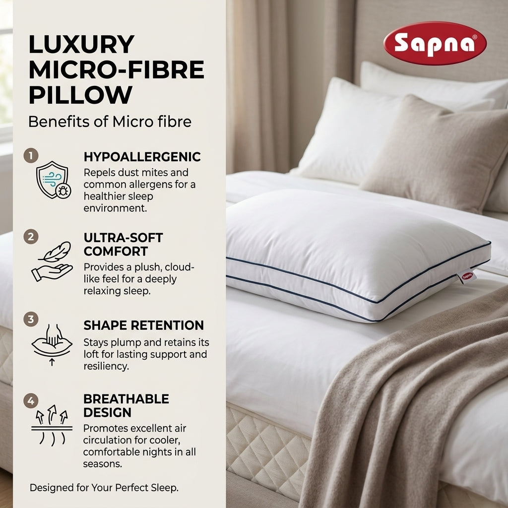 Sapna Fibre Pillow Range