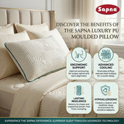 Sapna Moulded PU Pillow