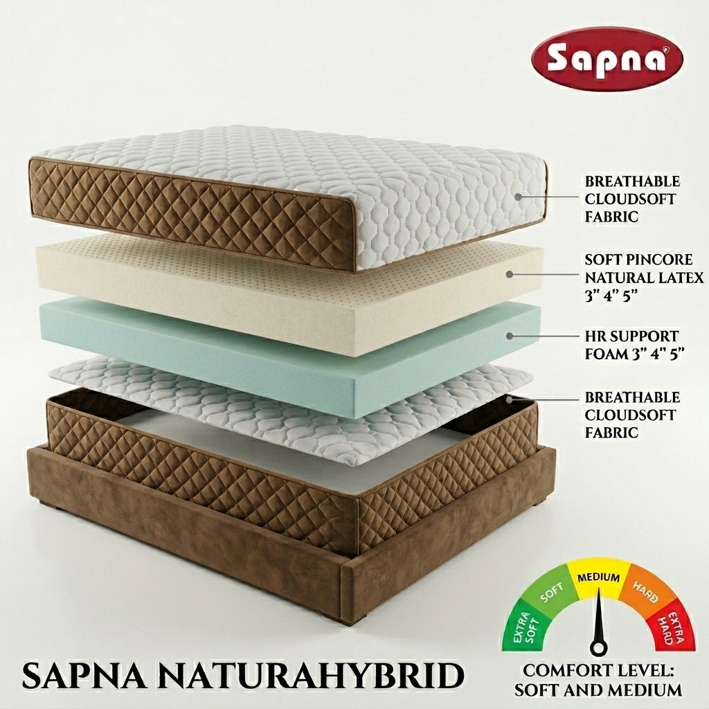 Sapna Natura Hybrid Mattress
