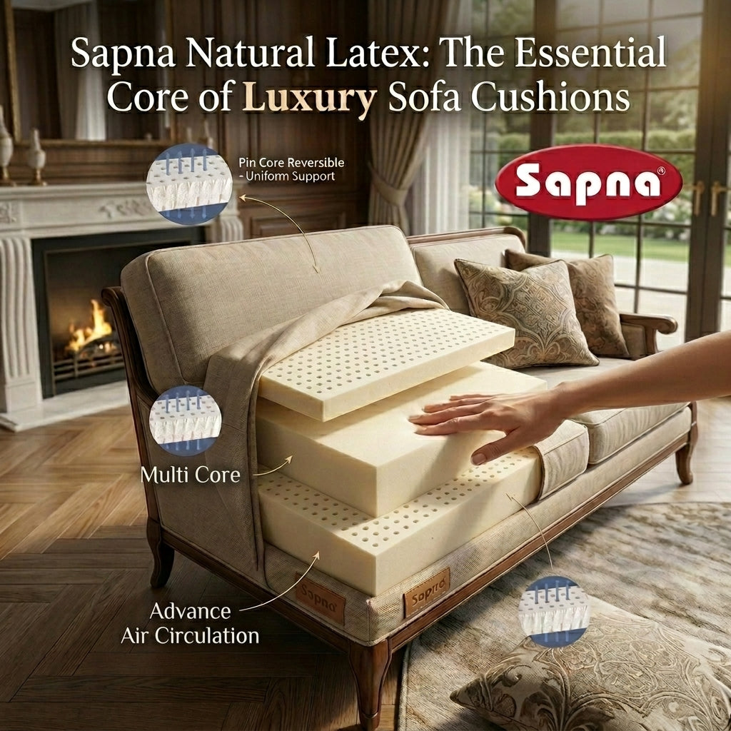 Sapna Natural Latex Rubber Foam
