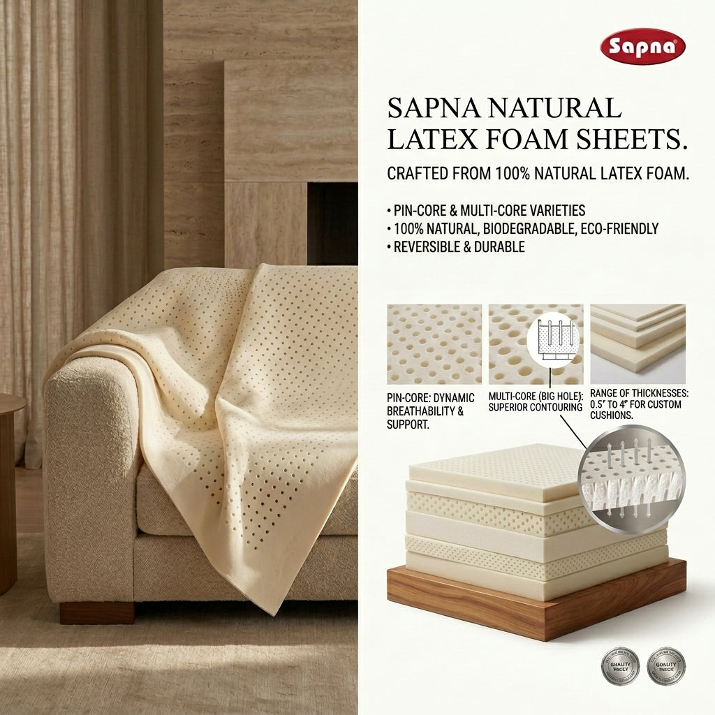 Sapna Natural Latex Rubber Foam