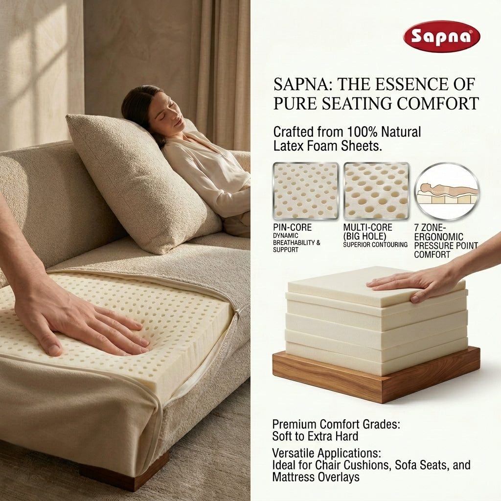 Sapna Natural Latex Rubber Foam