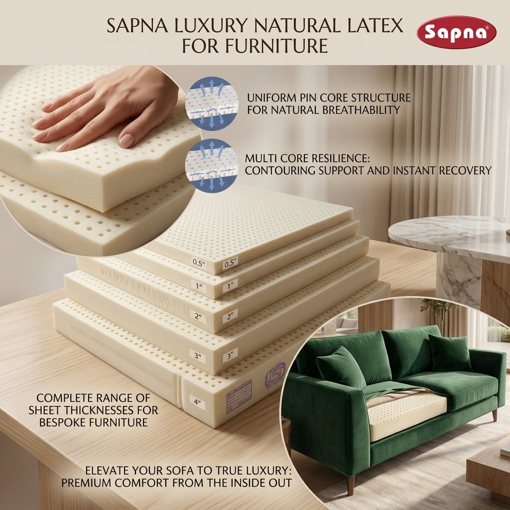 Sapna Natural Latex Rubber Foam