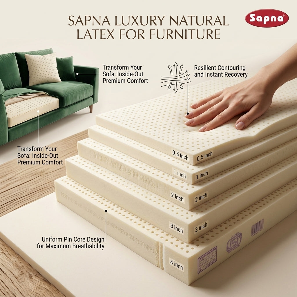 Sapna Natural Latex Rubber Foam