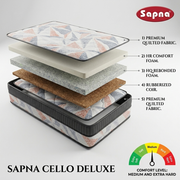 Sapna Cello Deluxe Mattress