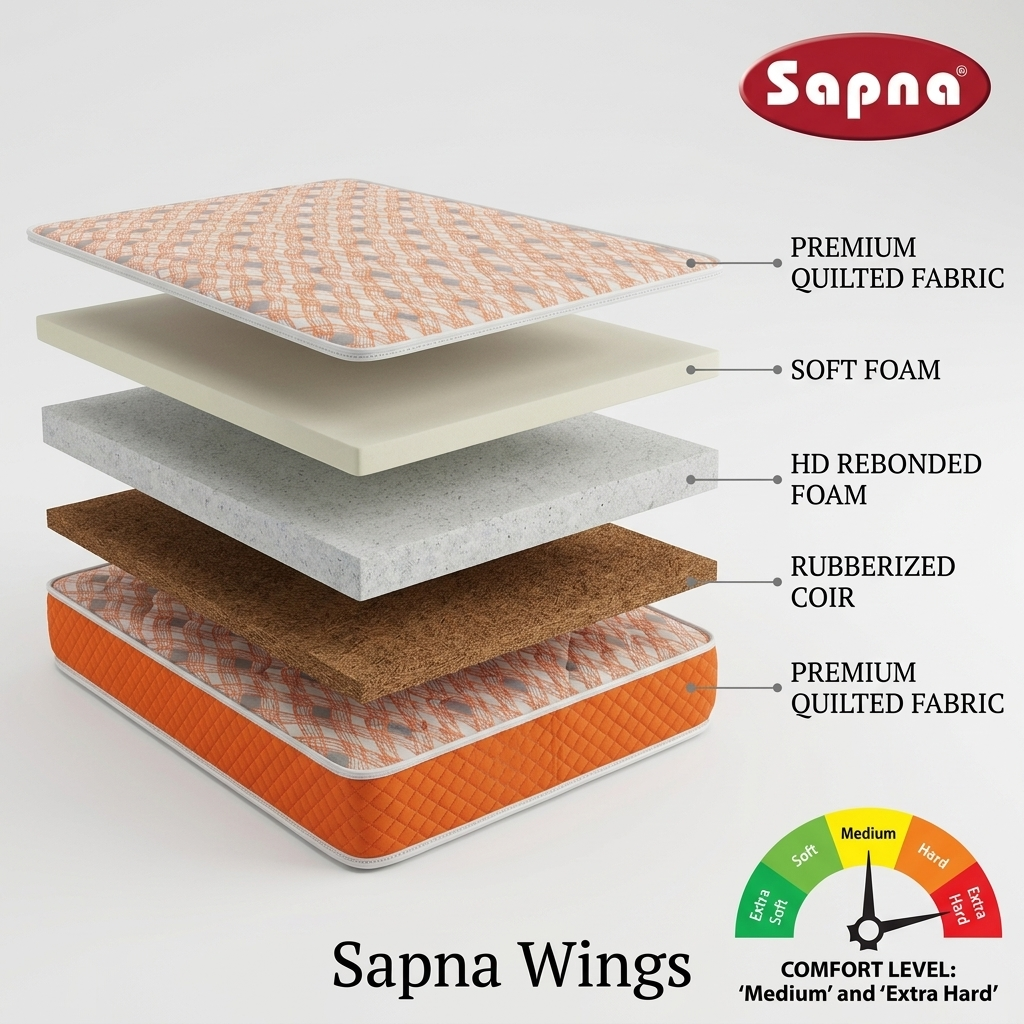 Sapna Wings Mattress