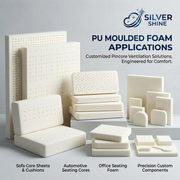 Silver PU Moulded Foam — Three Tiers
