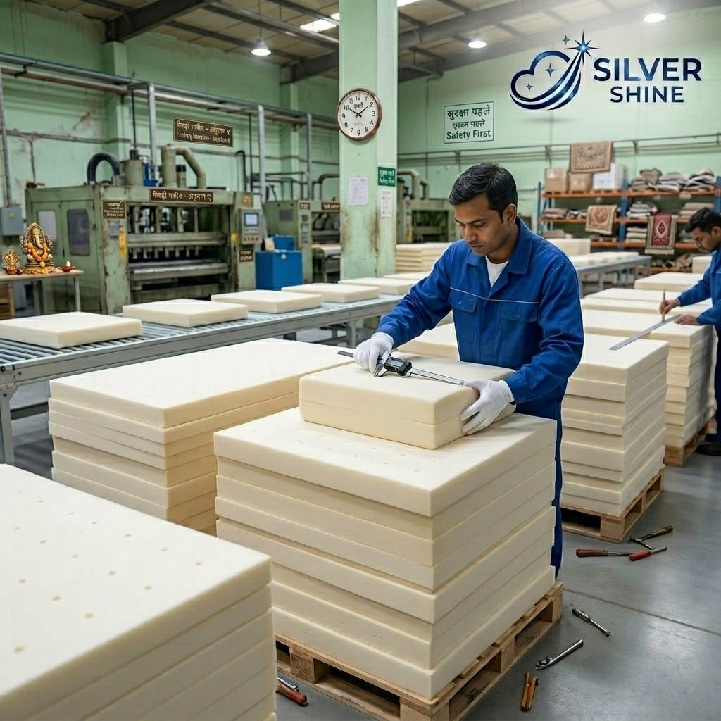 Silver PU Moulded Foam — Three Tiers