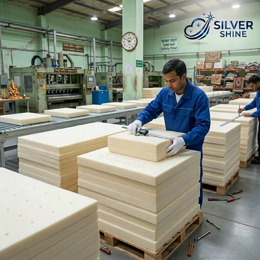 Silver PU Moulded Foam — Three Tiers