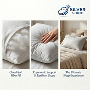 Silver Institutional Pillows