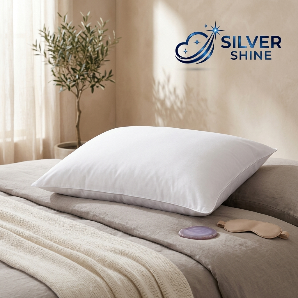 Silver Institutional Pillows