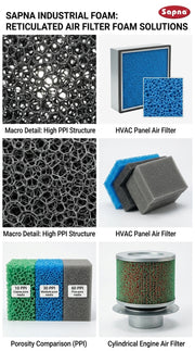 Sapna Reticulated / Air-Filter Foam
