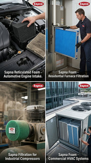 Sapna Reticulated / Air-Filter Foam